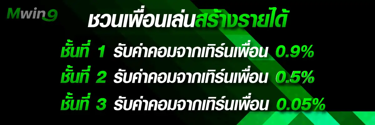 MWIN9 เว็บเดิมพันออนไลน์ครบวงจร สล็อต บาคาร่า แทงบอล จ่ายจริงทุกยอดมั่นใจได้